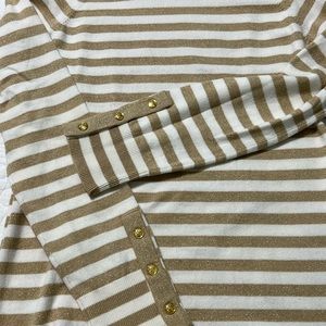 Lily Pulitzer Gold sparkly sweater.